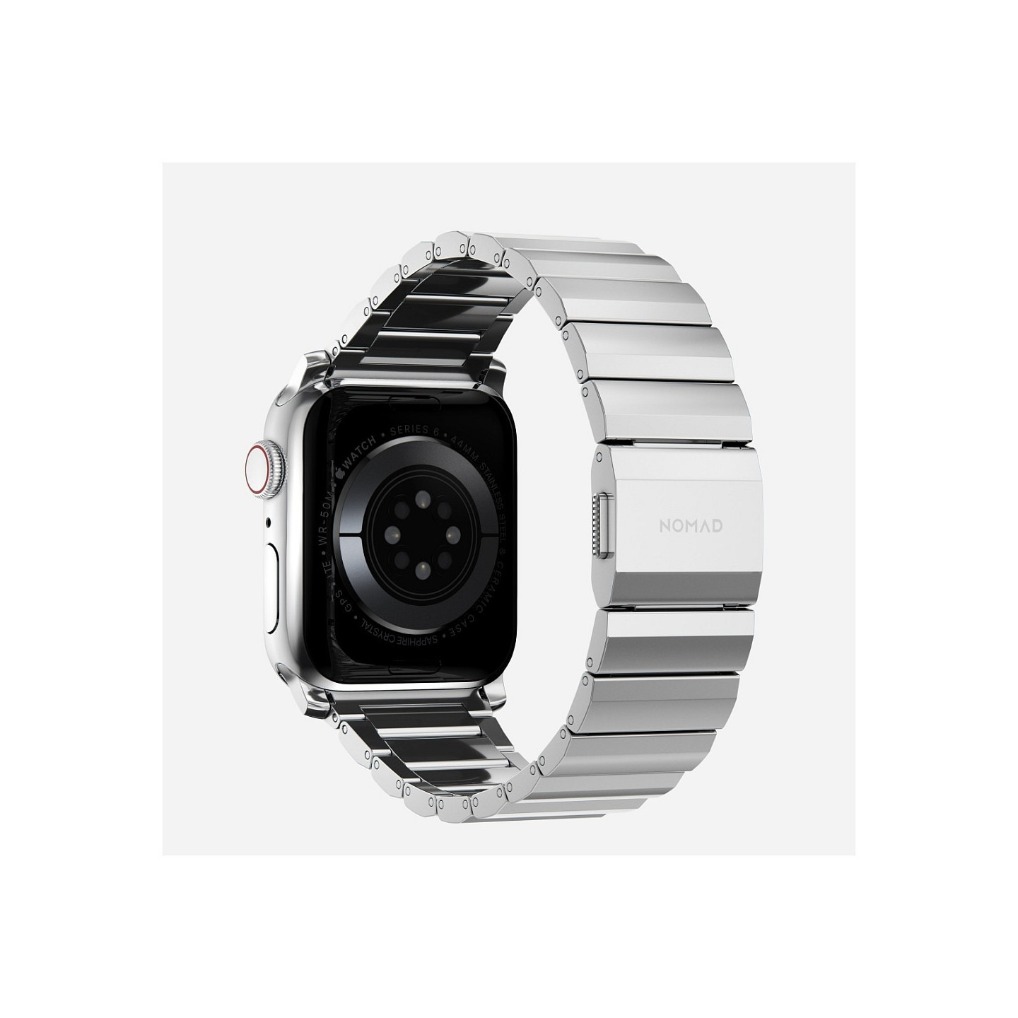 Nomad Strap Stainless Steel silver V2 42 44 45 49mm — Buy in Cyprus with Fast Delivery