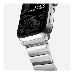 Nomad Strap Stainless Steel silver V2 42 44 45 49mm — Buy in Cyprus with Fast Delivery