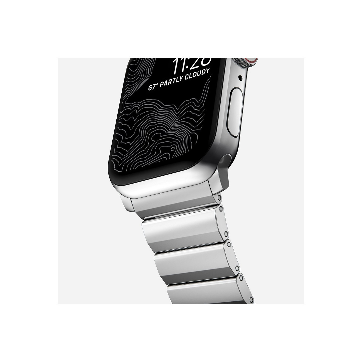 Nomad Strap Stainless Steel silver V2 42 44 45 49mm — Buy in Cyprus with Fast Delivery