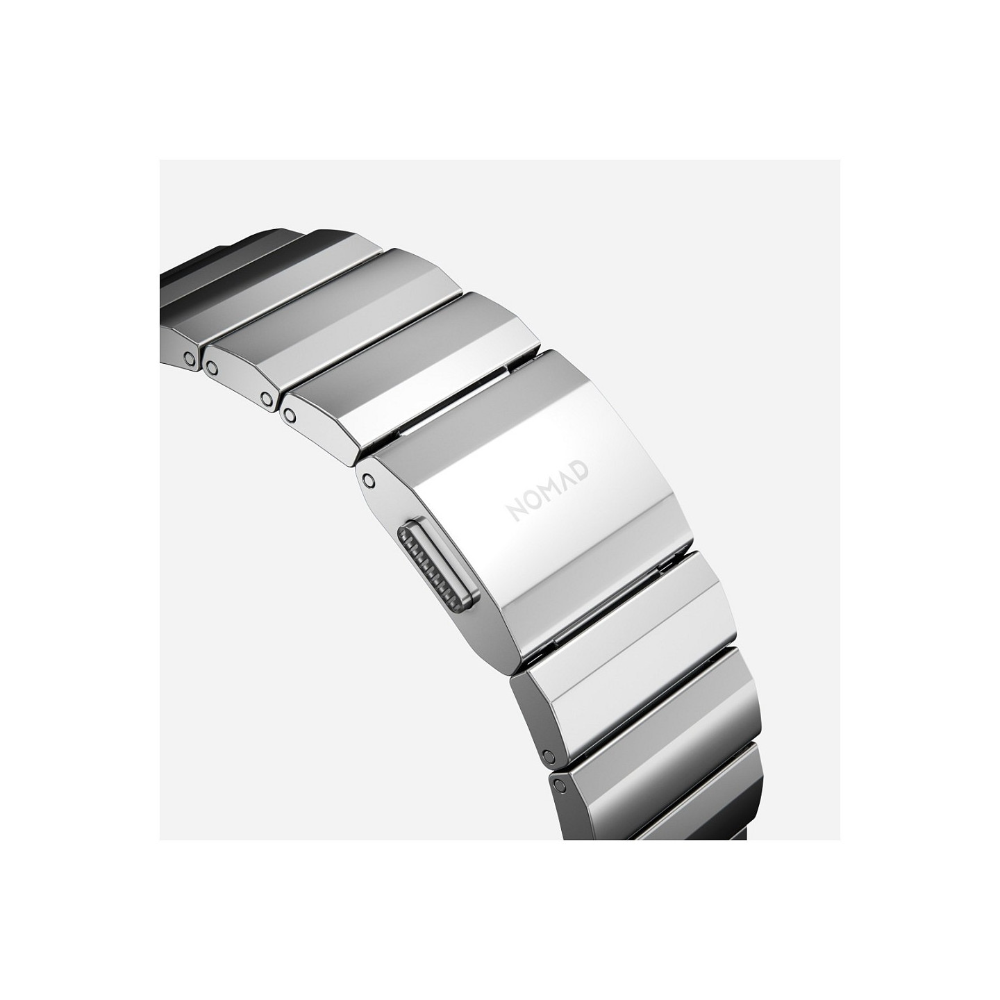 Nomad Strap Stainless Steel silver V2 42 44 45 49mm — Buy in Cyprus with Fast Delivery