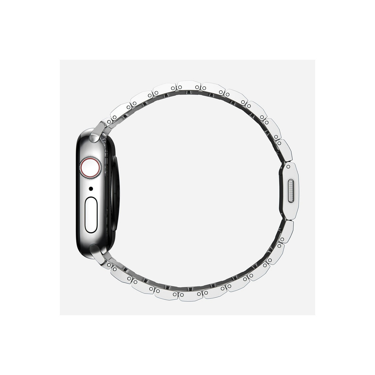 Nomad Strap Stainless Steel silver V2 42 44 45 49mm — Buy in Cyprus with Fast Delivery