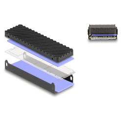 USB Type-CTM 40 Gbps Gehäuse für 1 x M.2 NVMe PCIe SSD — Buy in Cyprus with Fast Delivery