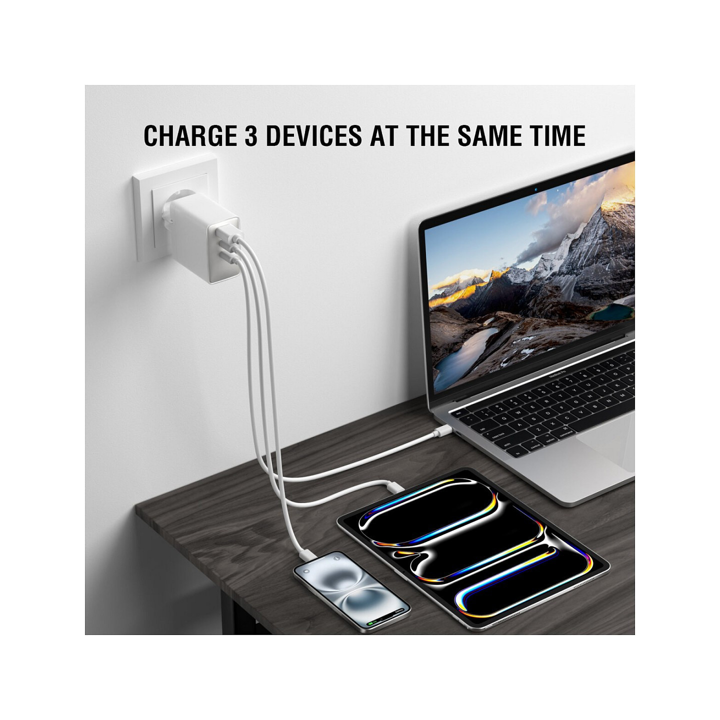 4smarts Netzladegert GaN Pocket 100W 2C+1A. weiss — Buy in Cyprus with Fast Delivery
