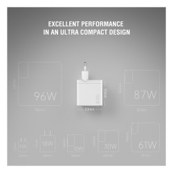 4smarts Netzladegert GaN Pocket 100W 2C+1A. weiss — Buy in Cyprus with Fast Delivery