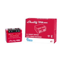 Shelly Relais '1PM Mini Gen. 3' WLAN BT Messfunktion max 8A 1 Kanal Unterputz — Buy in Cyprus with Fast Delivery