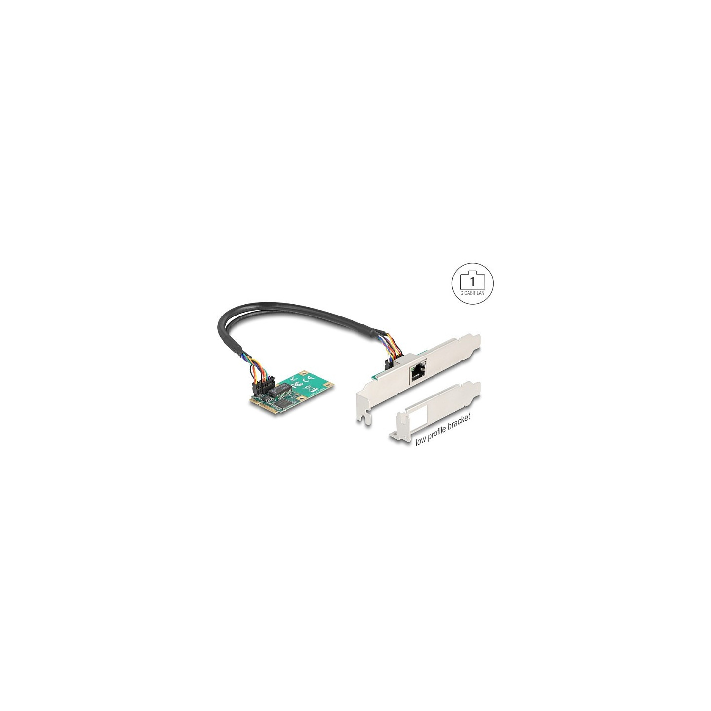 Mini PCIe I O PCIe full size 1 x RJ45 Gigabit LAN — Buy in Cyprus with Fast Delivery
