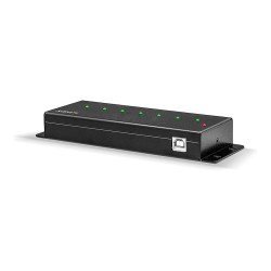 LINDY USB HUB 7x Lindy USB Metall Hub 2.0 Industrial — Buy in Cyprus with Fast Delivery
