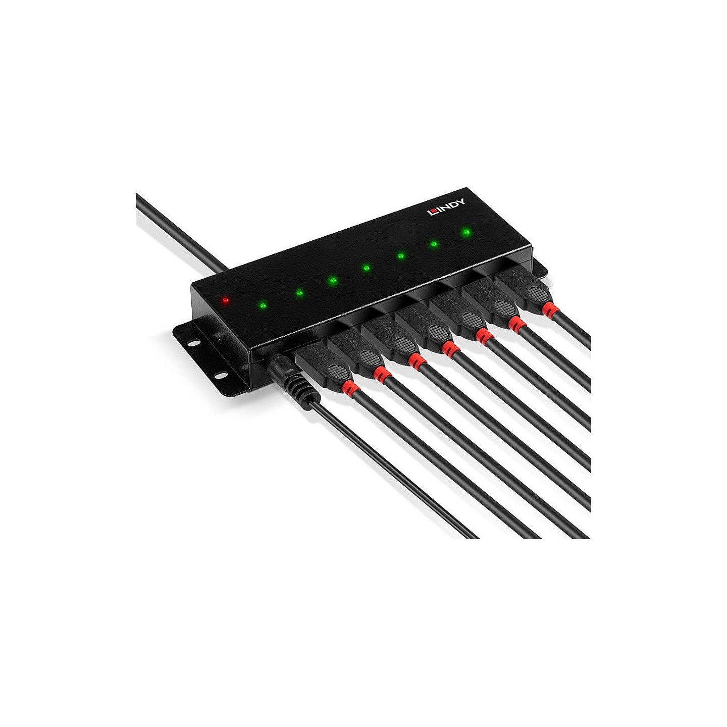 LINDY USB HUB 7x Lindy USB Metall Hub 2.0 Industrial — Buy in Cyprus with Fast Delivery