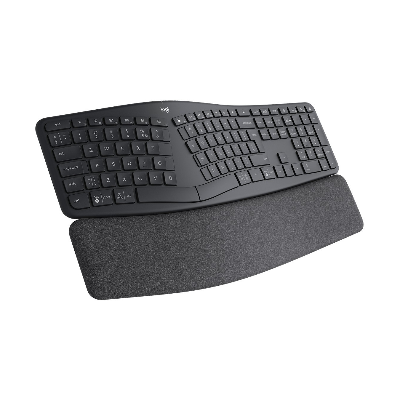 Logitech ERGO K860 - Ergonomic Split Full-Size Wireless Keyboard - Graphite — Buy in Cyprus with Fast Delivery