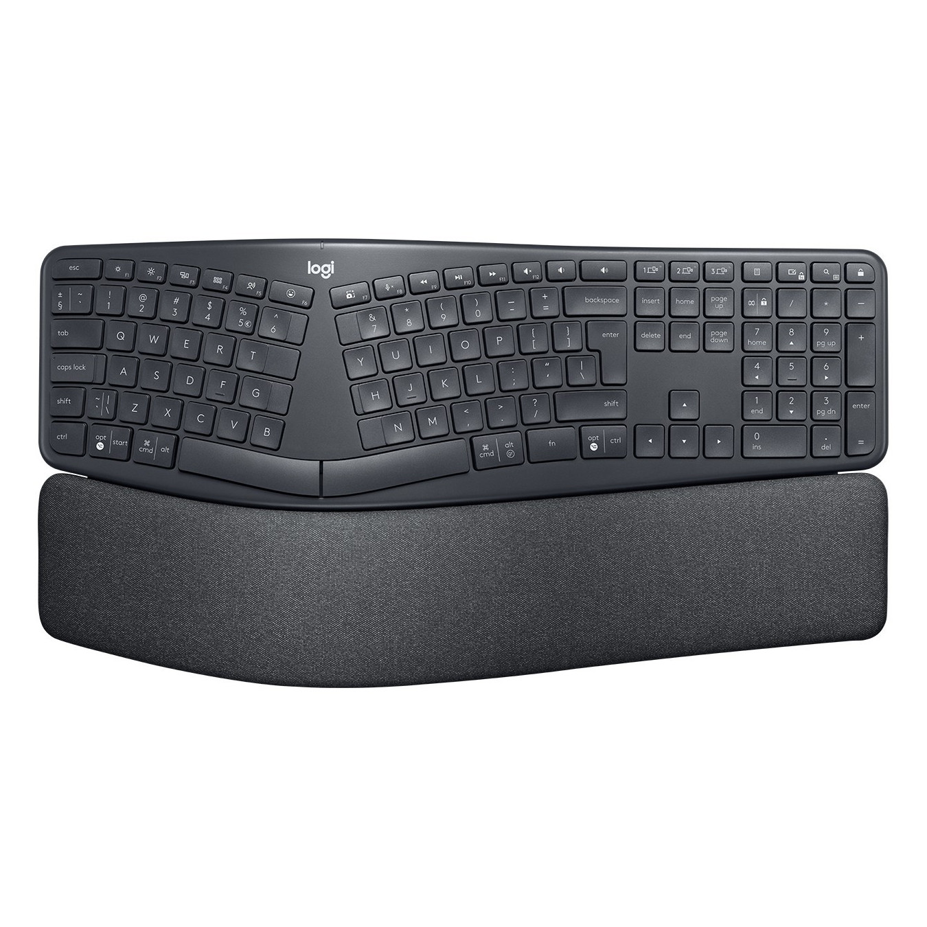Logitech ERGO K860 - Ergonomic Split Full-Size Wireless Keyboard - Graphite — Buy in Cyprus with Fast Delivery