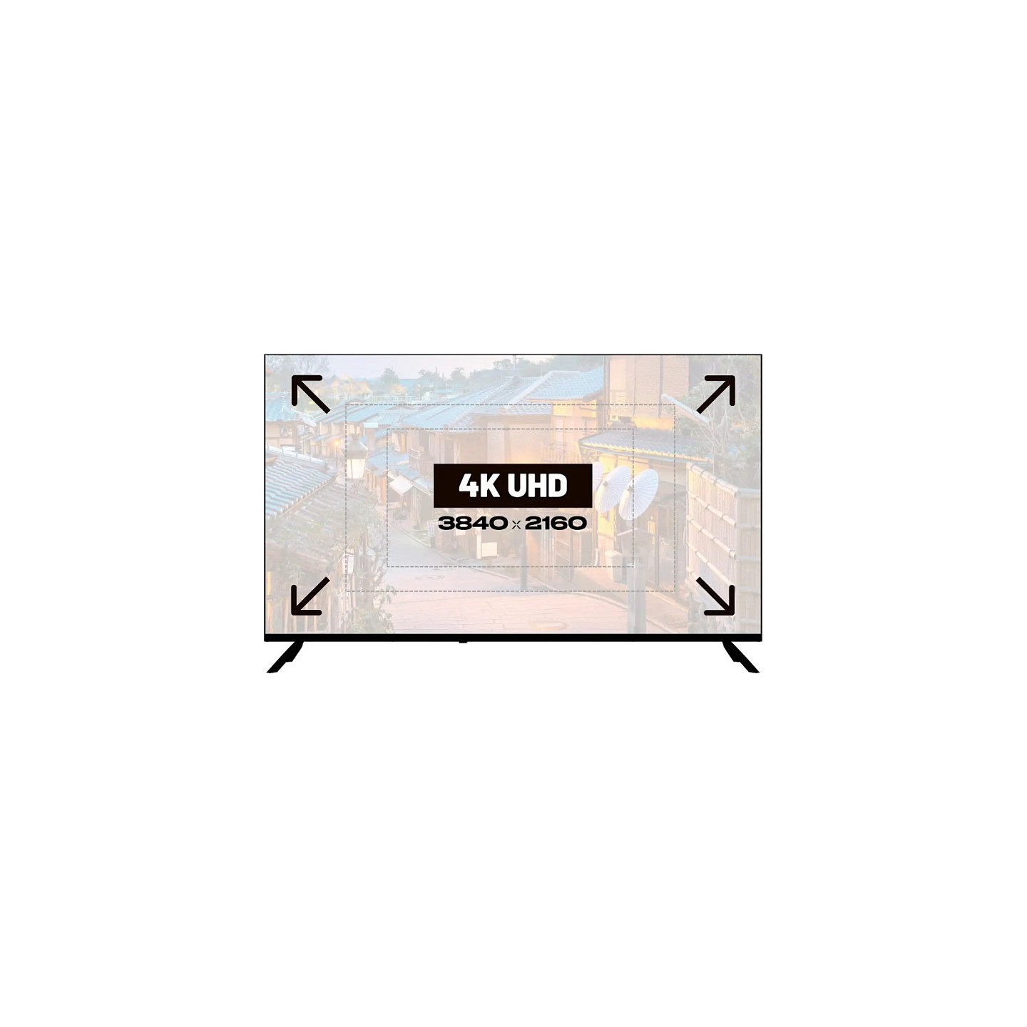 127.0cm 50' (3840x2160) JAPANNEXT JN-IPS500UHD60F 16:9 IPS 60Hz HDMI USB WLAN Speaker Black — Buy in Cyprus with Fast Delivery