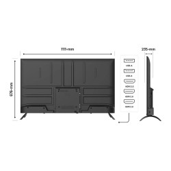127.0cm 50' (3840x2160) JAPANNEXT JN-IPS500UHD60F 16:9 IPS 60Hz HDMI USB WLAN Speaker Black — Buy in Cyprus with Fast Delivery