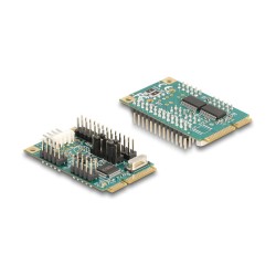 Mini PCIe I O PCIe full size 1 x Parallel. 2 x Seriell RS-232 mit Spannungsversorgung 5 V 12 V