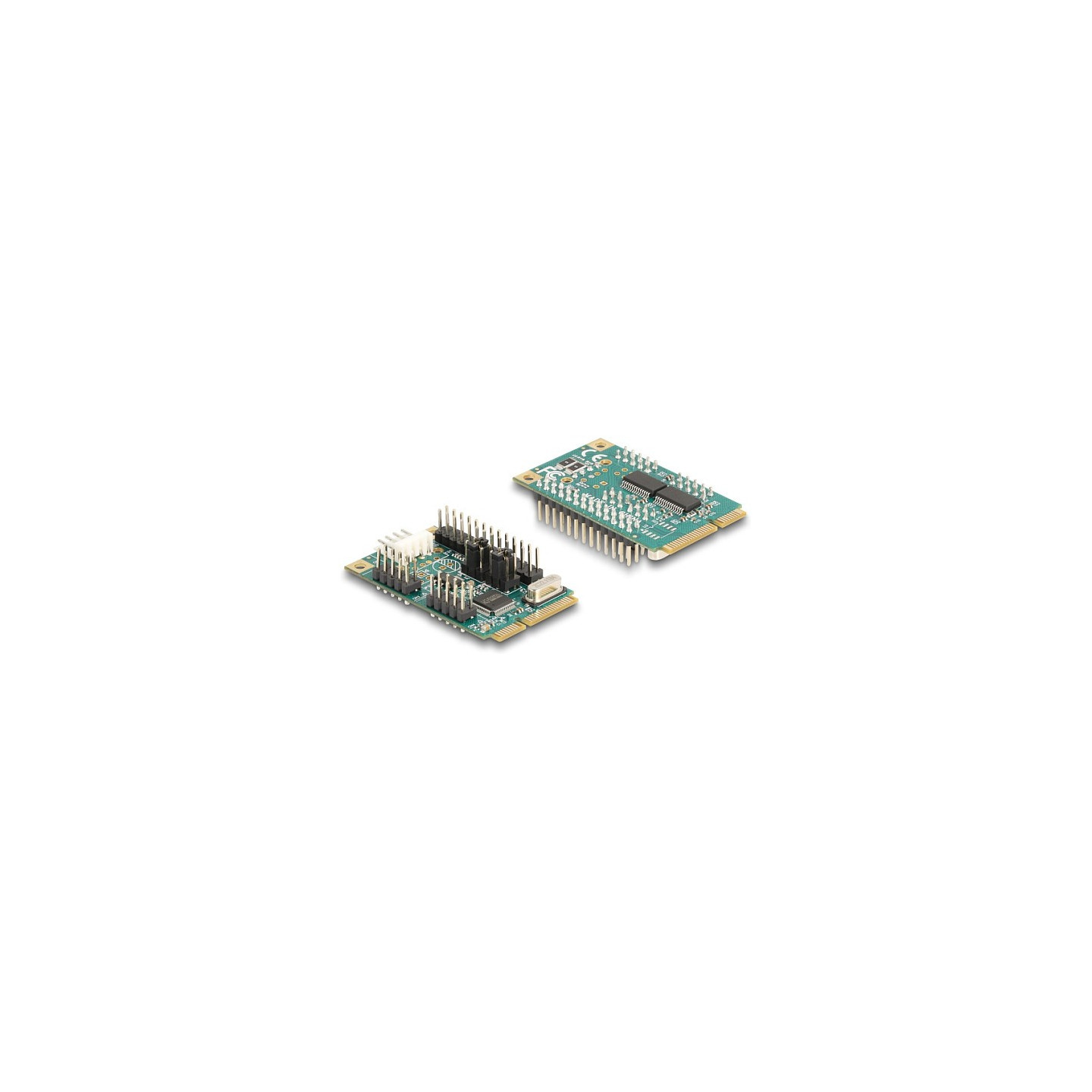 Mini PCIe I O PCIe full size 1 x Parallel. 2 x Seriell RS-232 mit Spannungsversorgung 5 V 12 V