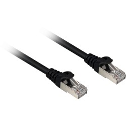 Buy Sharkoon Patch Cable Cat6A S/FTP RJ45-RJ45 - 15 m - Black - LSOH (Halogen-free) in Cyprus, Nicosia, Limassol, Larnaka, Pafos
