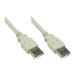 Good Connections USB2.0 Kabel A-A grau 1.8m — Buy in Cyprus with Fast Delivery