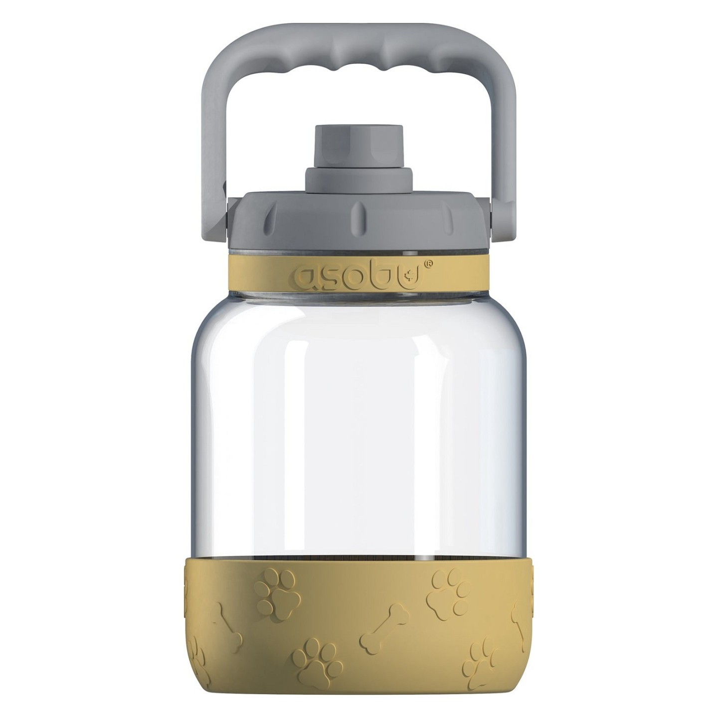 Asobu - The Barkley Dog Bowl - Tritanflasche 1.5 Liter mit Hundenapf senfgelb — Buy in Cyprus with Fast Delivery