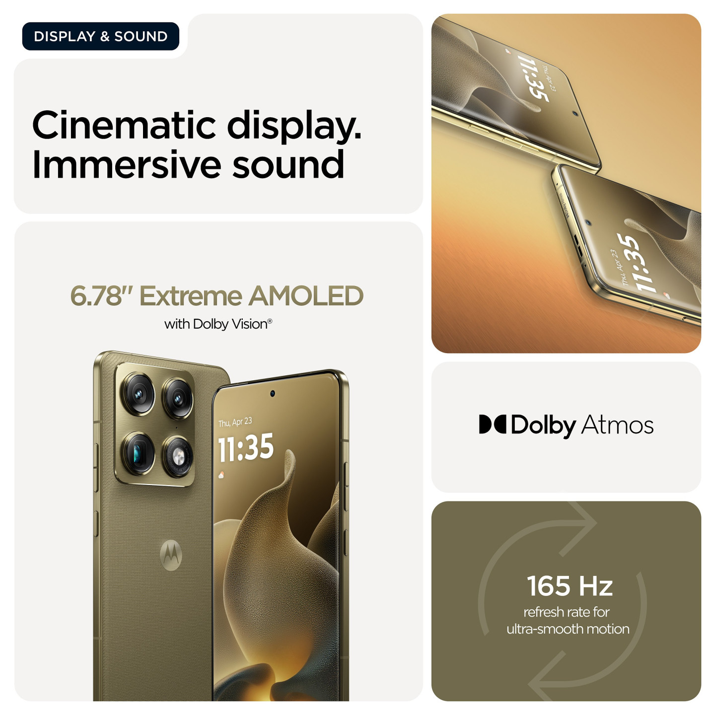 Motorola Signature 5G 16RAM 512GB martini olive — Buy in Cyprus with Fast Delivery