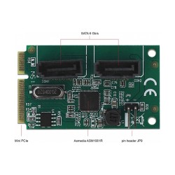 Mini PCIe Konverter zu 2 x SATA mit RAID — Buy in Cyprus with Fast Delivery