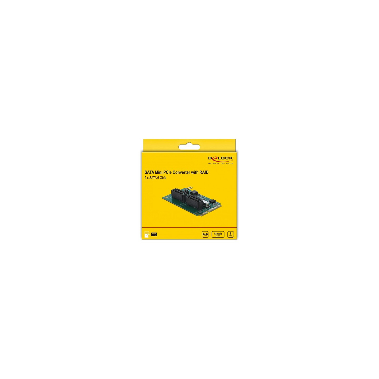 Mini PCIe Konverter zu 2 x SATA mit RAID — Buy in Cyprus with Fast Delivery