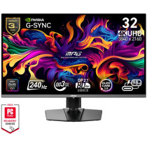 MSI MPG 322URXDE - 31.5-inch (80cm) 4K QD-OLED Gaming Monitor, 240Hz, Black — Buy in Cyprus with Fast Delivery