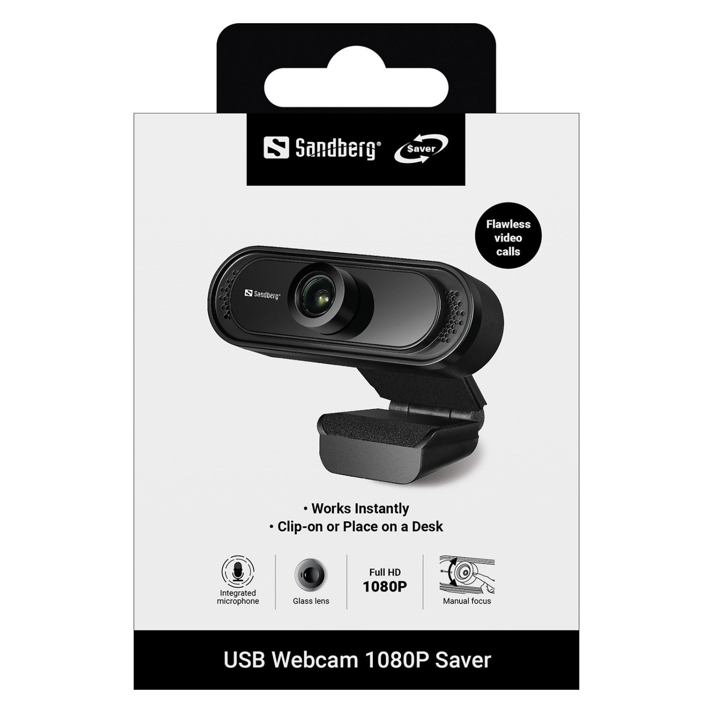 Sandberg USB Webcam 1080P Saver FULLHD — Buy in Cyprus with Fast Delivery