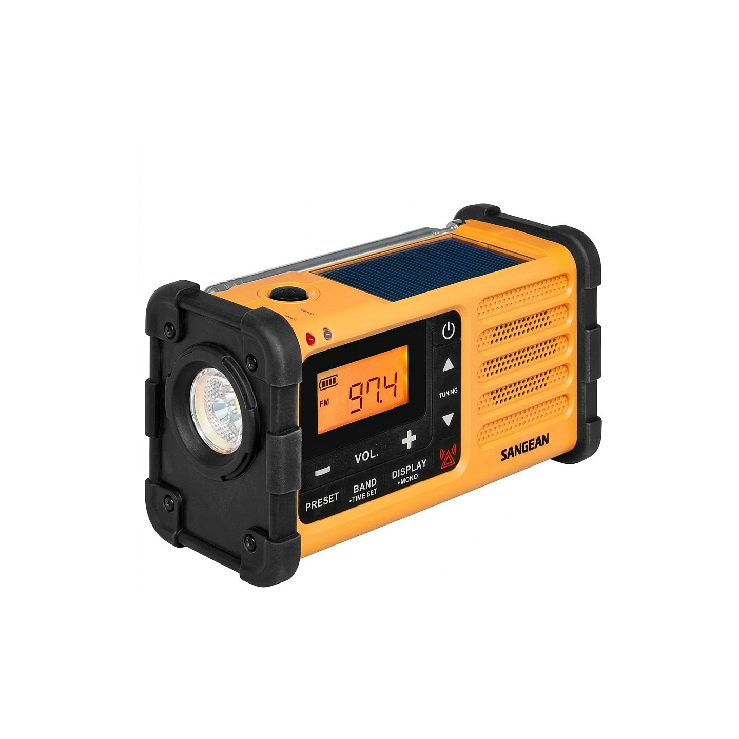 Sangean MMR-88 (USB-C) gelb Notfall Kurbel Solar Radio — Buy in Cyprus with Fast Delivery