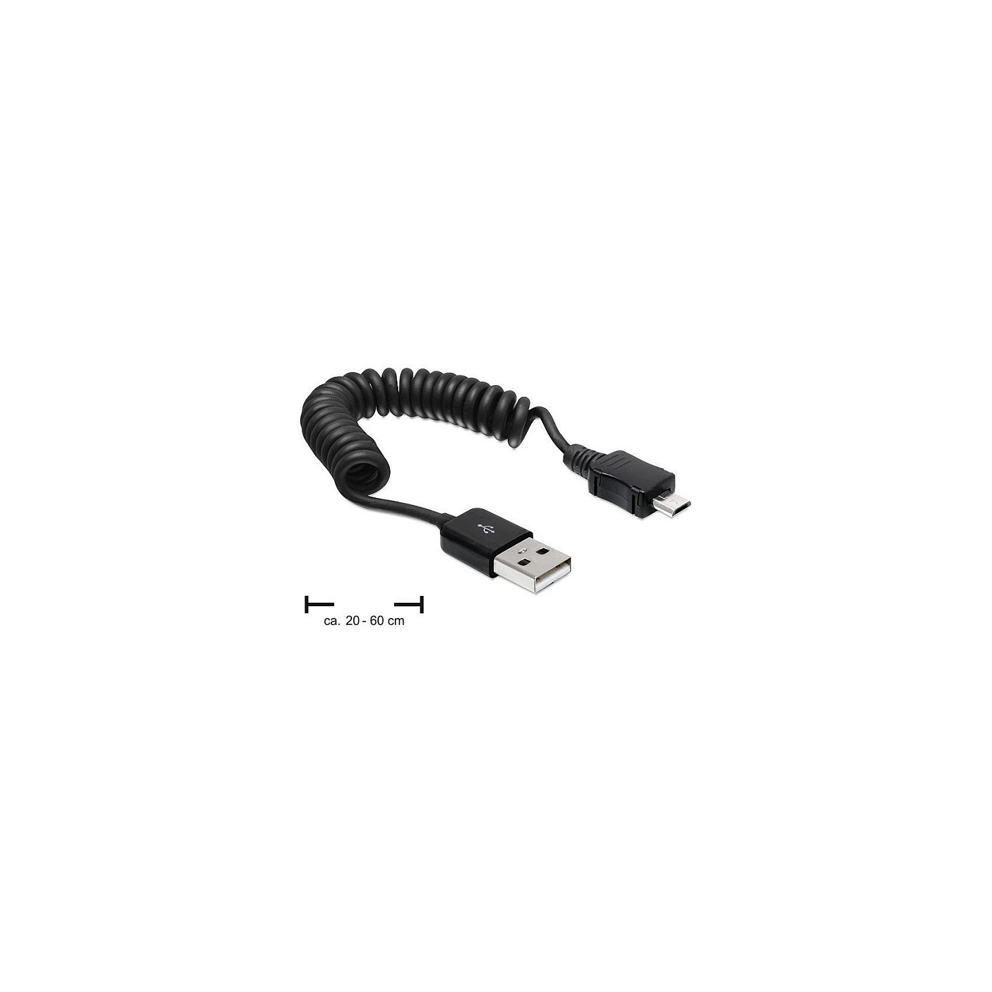 Kabel Delock A - to Micro-B St St 0.2 — Buy in Cyprus with Fast Delivery