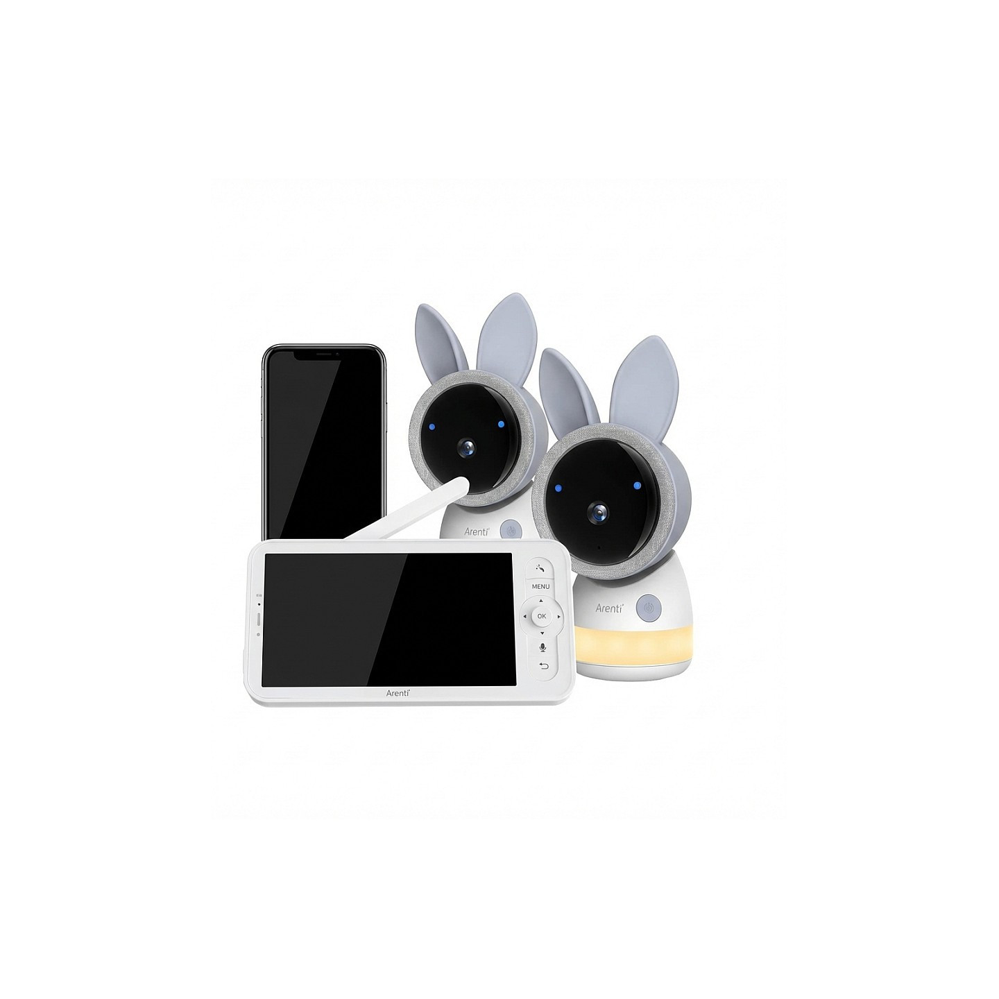 Arenti 4MP Wi-Fi Baby Kit with dual cameras + LCD — Buy in Cyprus with Fast Delivery