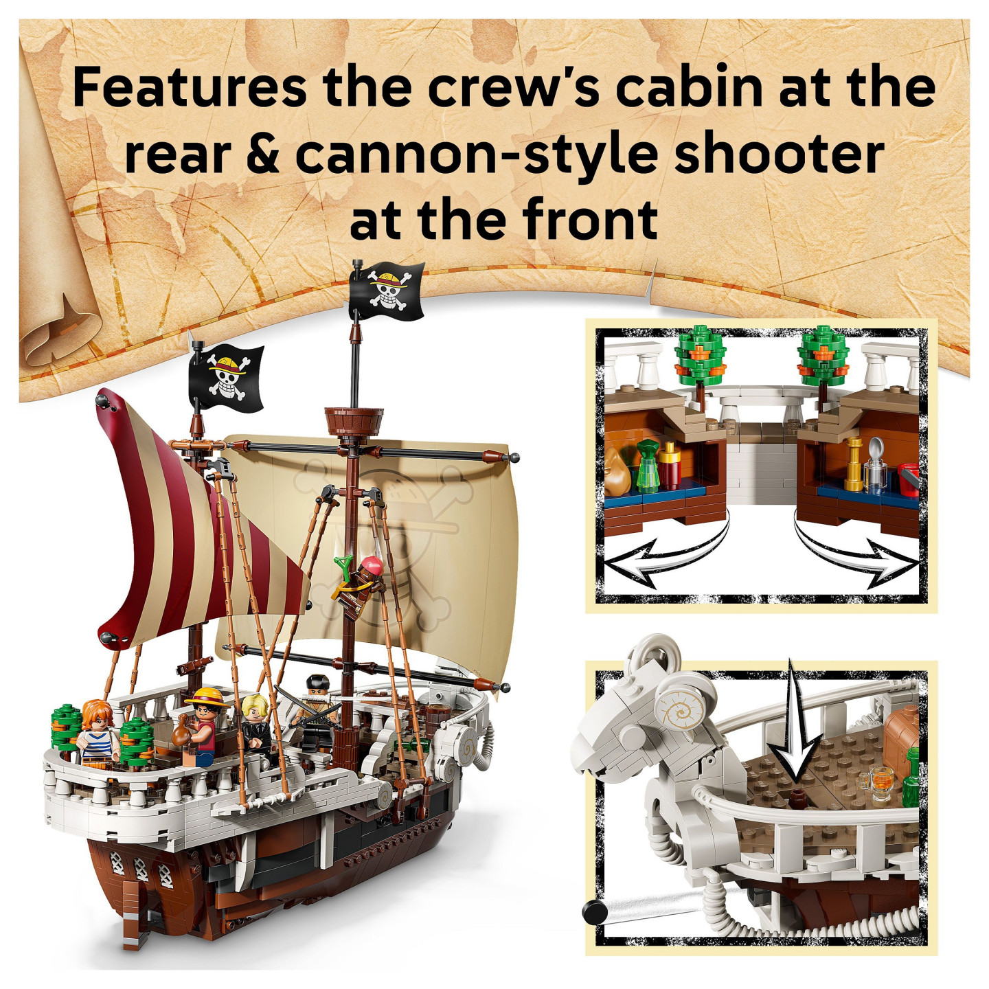 LEGO 75639 One Piece Das Piratenschiff Flying Lamb — Buy in Cyprus with Fast Delivery