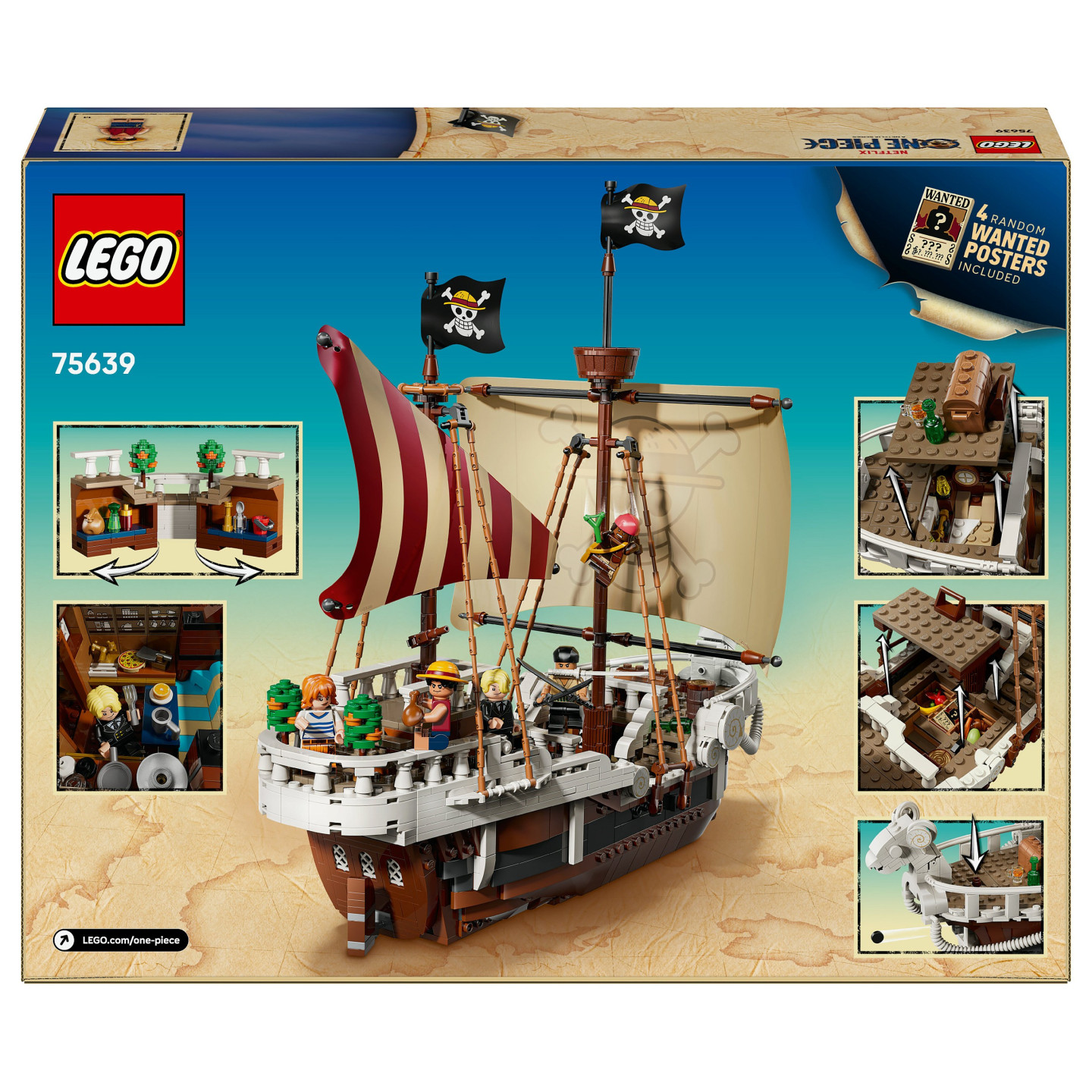 LEGO 75639 One Piece Das Piratenschiff Flying Lamb — Buy in Cyprus with Fast Delivery