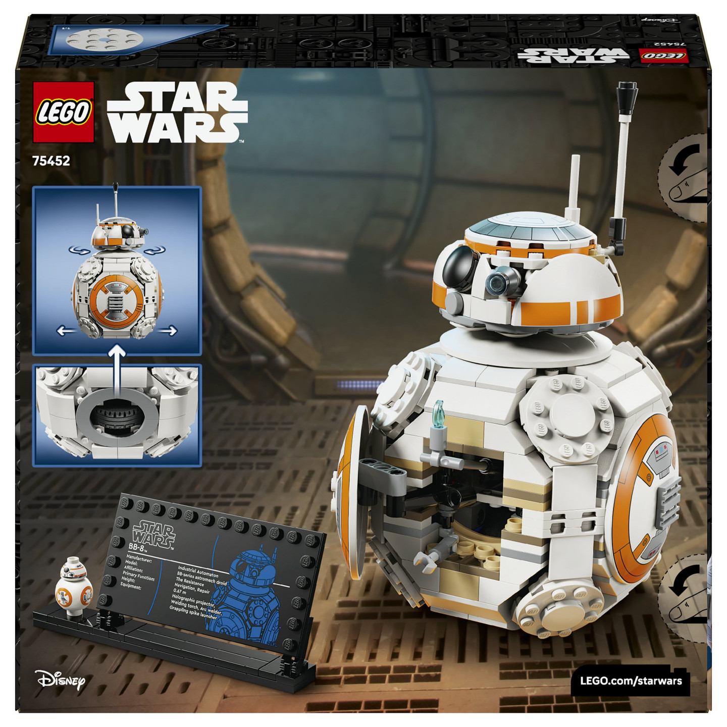 LEGO 75452 Star Wars Der Astromech-Droide BB-8 — Buy in Cyprus with Fast Delivery