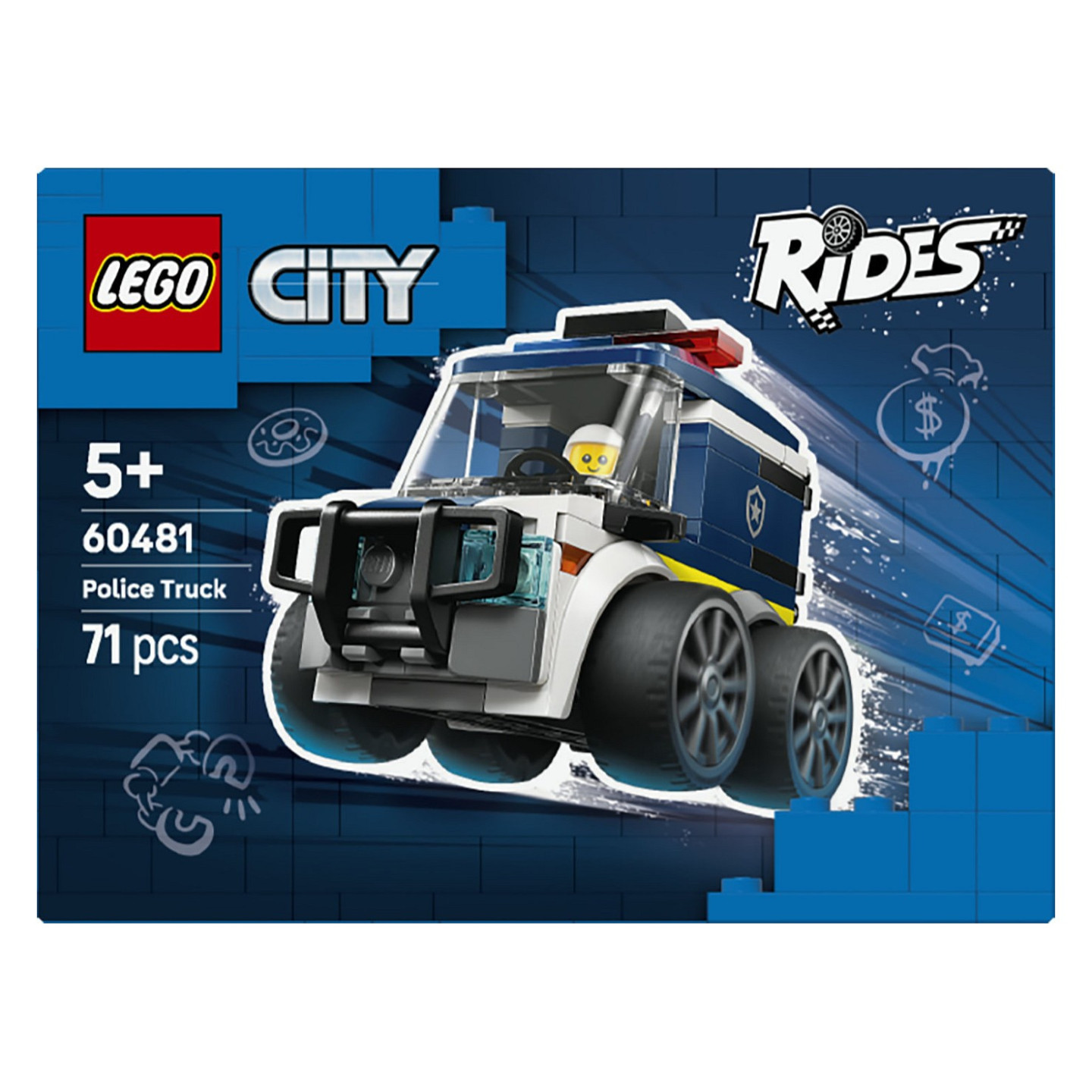 LEGO 60481 City Coole Flitzer - Polizei-Truck — Buy in Cyprus with Fast Delivery
