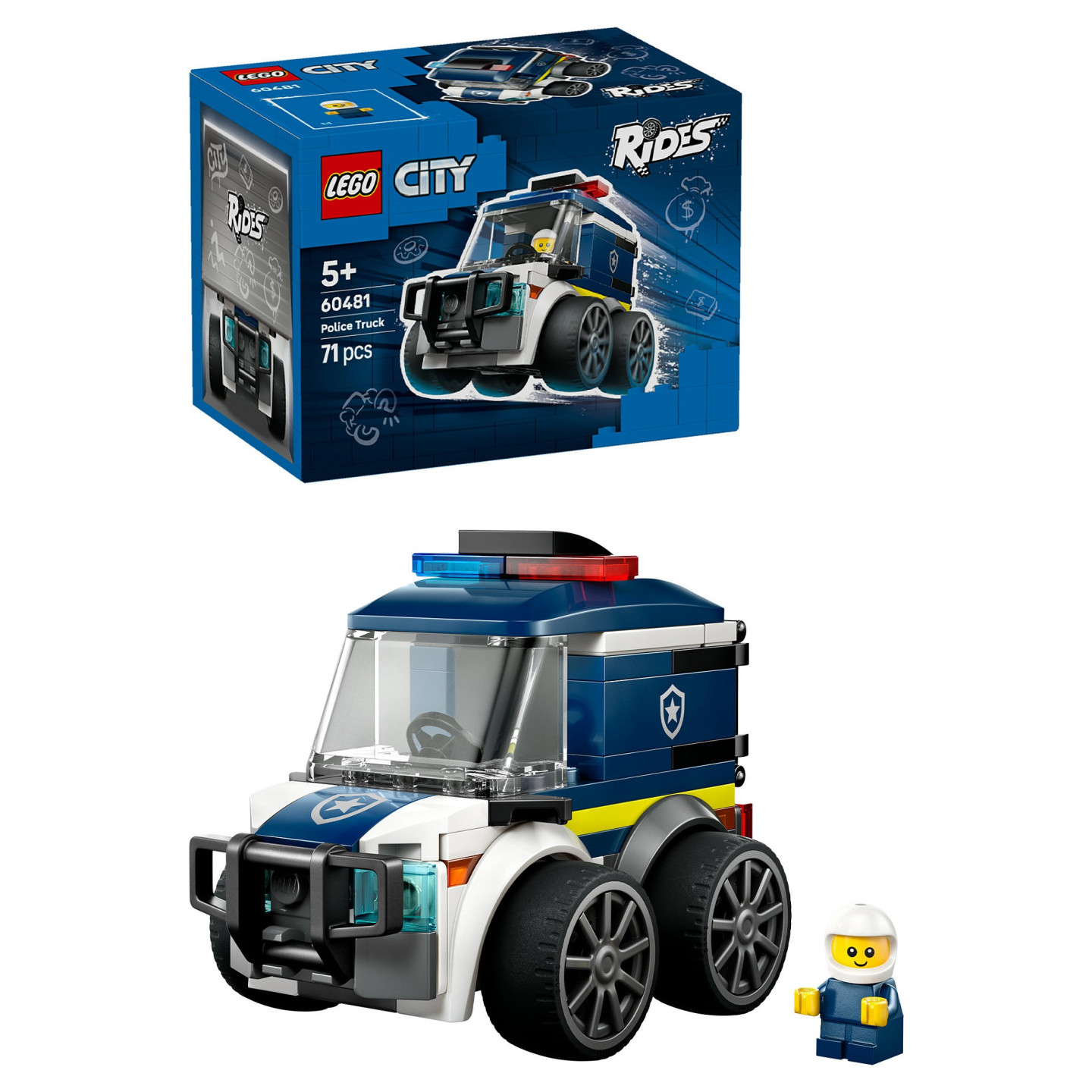 LEGO 60481 City Coole Flitzer - Polizei-Truck — Buy in Cyprus with Fast Delivery