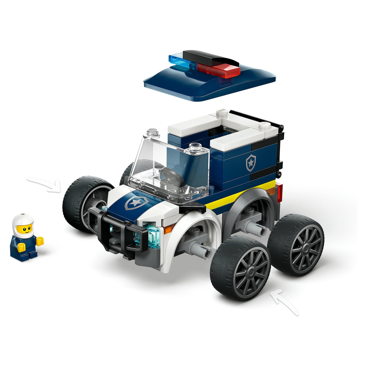 LEGO 60481 City Coole Flitzer - Polizei-Truck — Buy in Cyprus with Fast Delivery