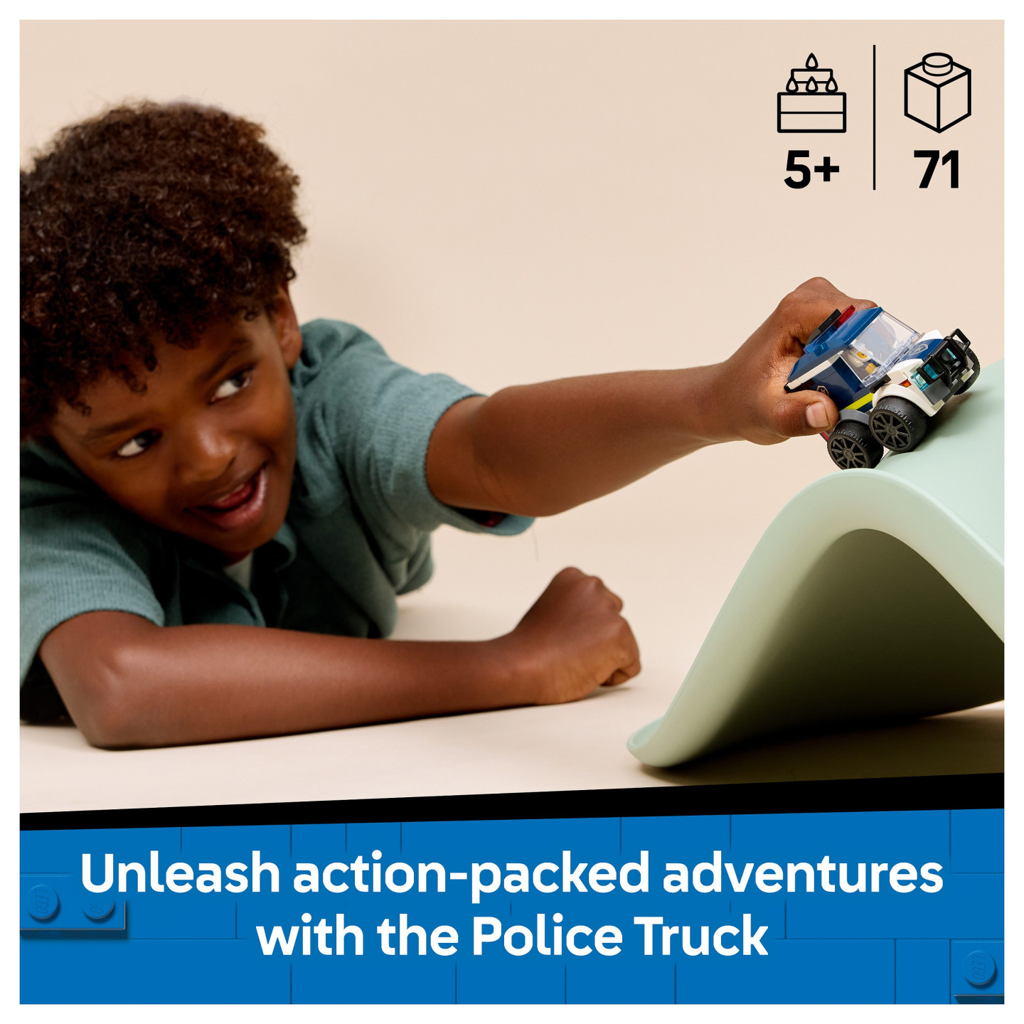 LEGO 60481 City Coole Flitzer - Polizei-Truck — Buy in Cyprus with Fast Delivery