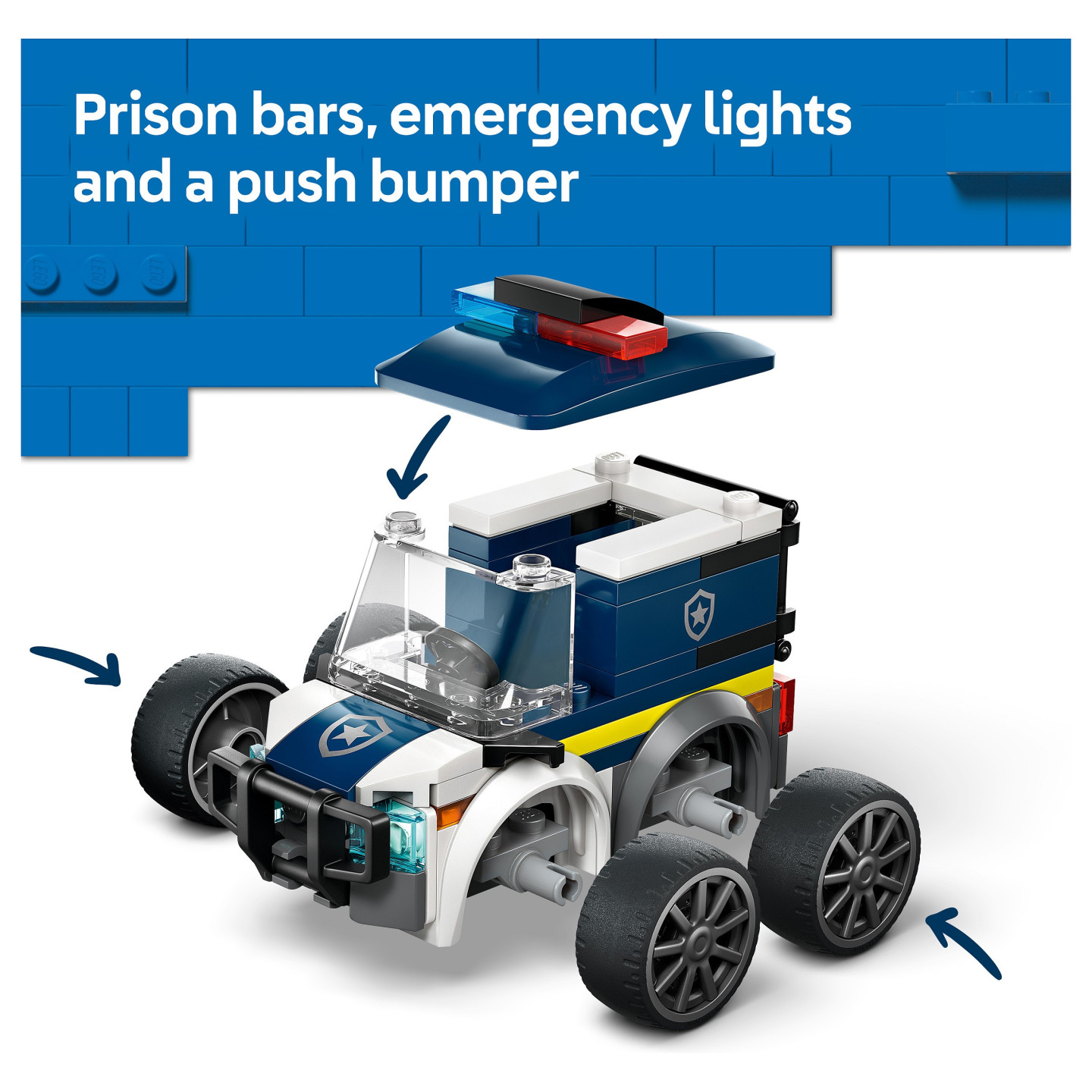 LEGO 60481 City Coole Flitzer - Polizei-Truck — Buy in Cyprus with Fast Delivery