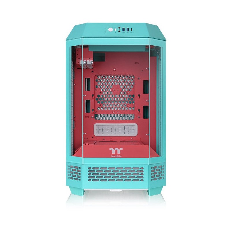Buy Thermaltake The Tower 250 - Mini-ITX Mini Tower - Mint Strawberry, SPCC Stee... in Cyprus, Nicosia, Limassol, Larnaka, Pafos