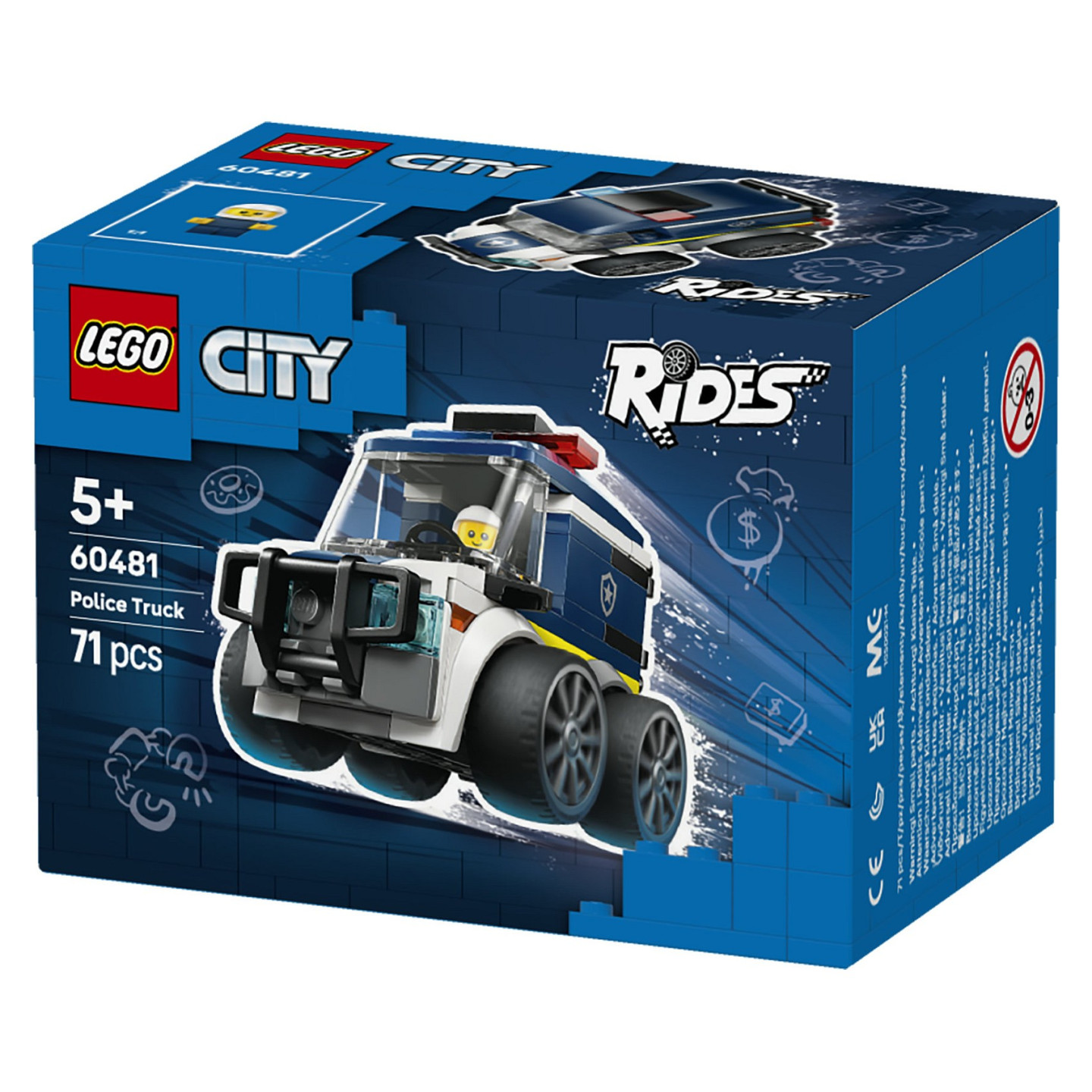 LEGO 60481 City Coole Flitzer - Polizei-Truck — Buy in Cyprus with Fast Delivery
