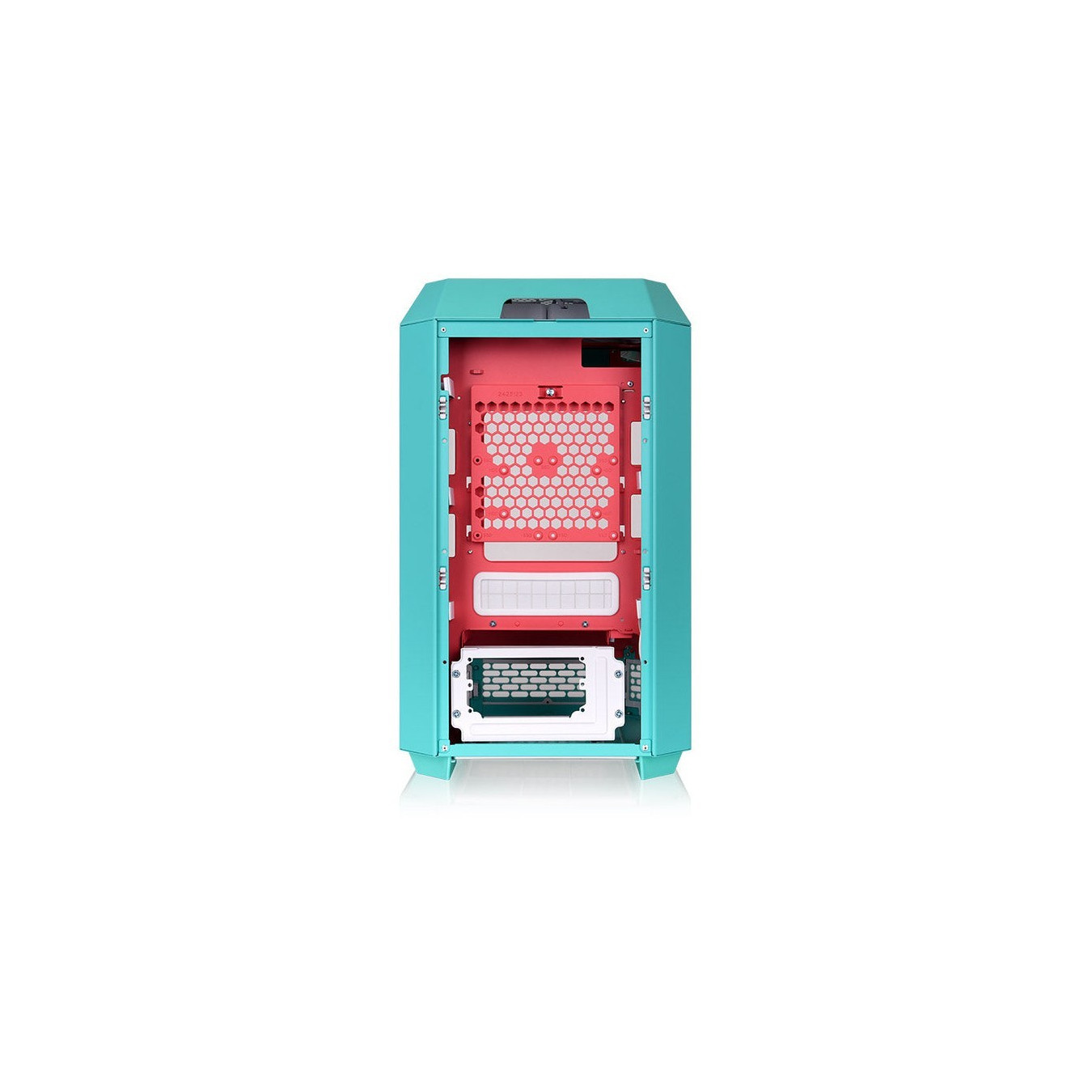 Thermaltake The Tower 250 - Mini-ITX Mini Tower - Mint Strawberry, SPCC Steel, 2x120mm, USB-Ax2+USB-C