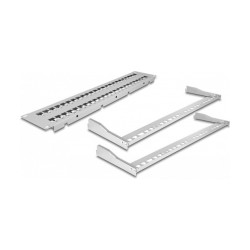 Delock 19? Keystone Patchpanel 48 Port mit Entlastungsschienen 2 HE grau — Buy in Cyprus with Fast Delivery