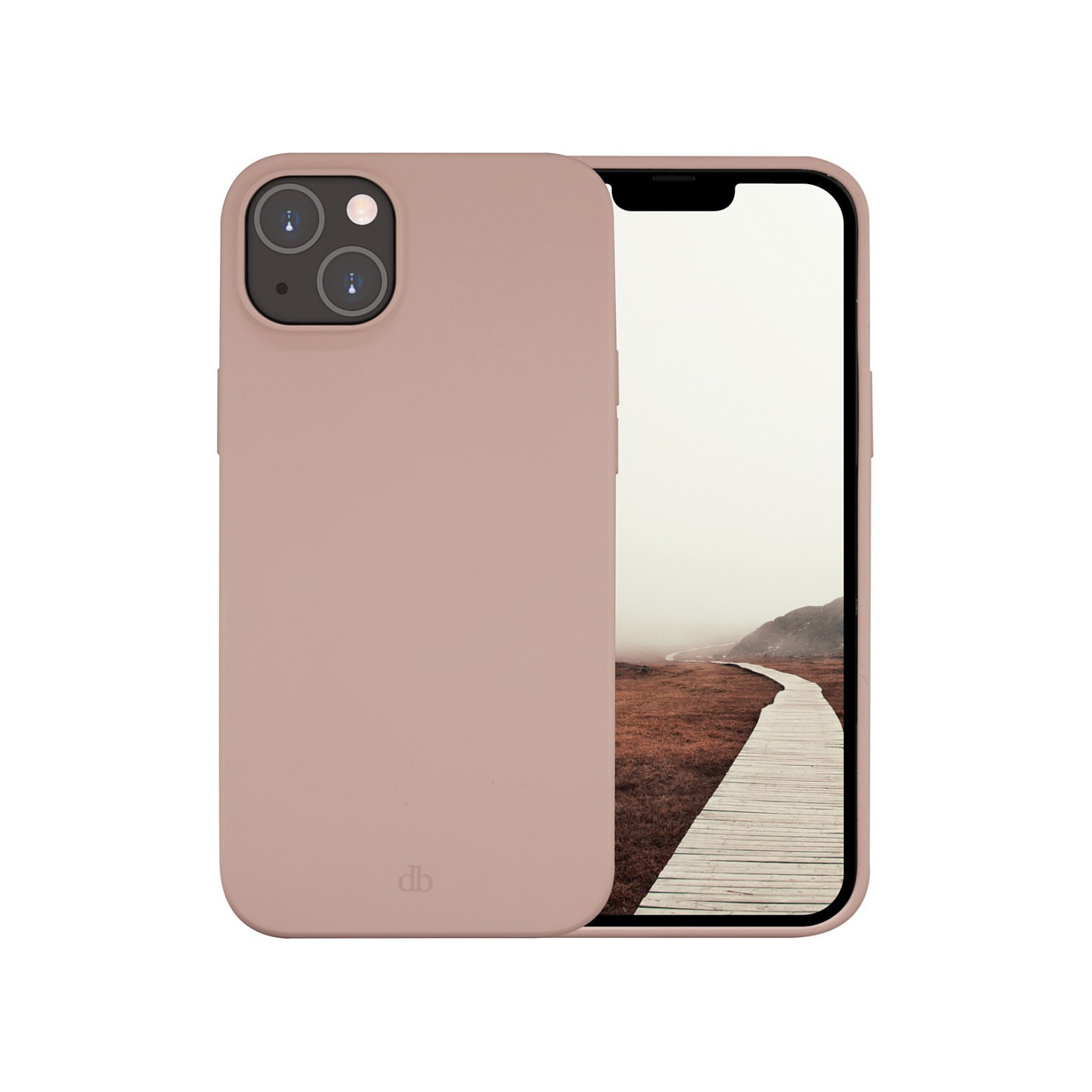 dbramante1928 Costa Rica - Hintere Abdeckung fr Mobiltelefon - Silikon - rosa sandfarben - fr Apple iPhone 14 Plus