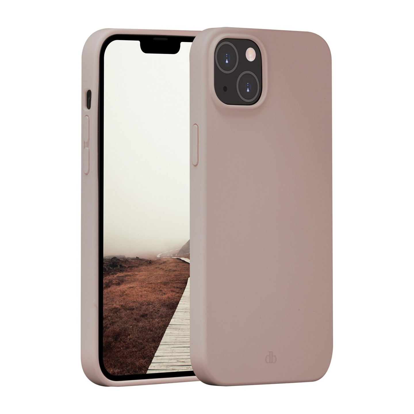 dbramante1928 Costa Rica - Hintere Abdeckung fr Mobiltelefon - Silikon - rosa sandfarben - fr Apple iPhone 14 Plus