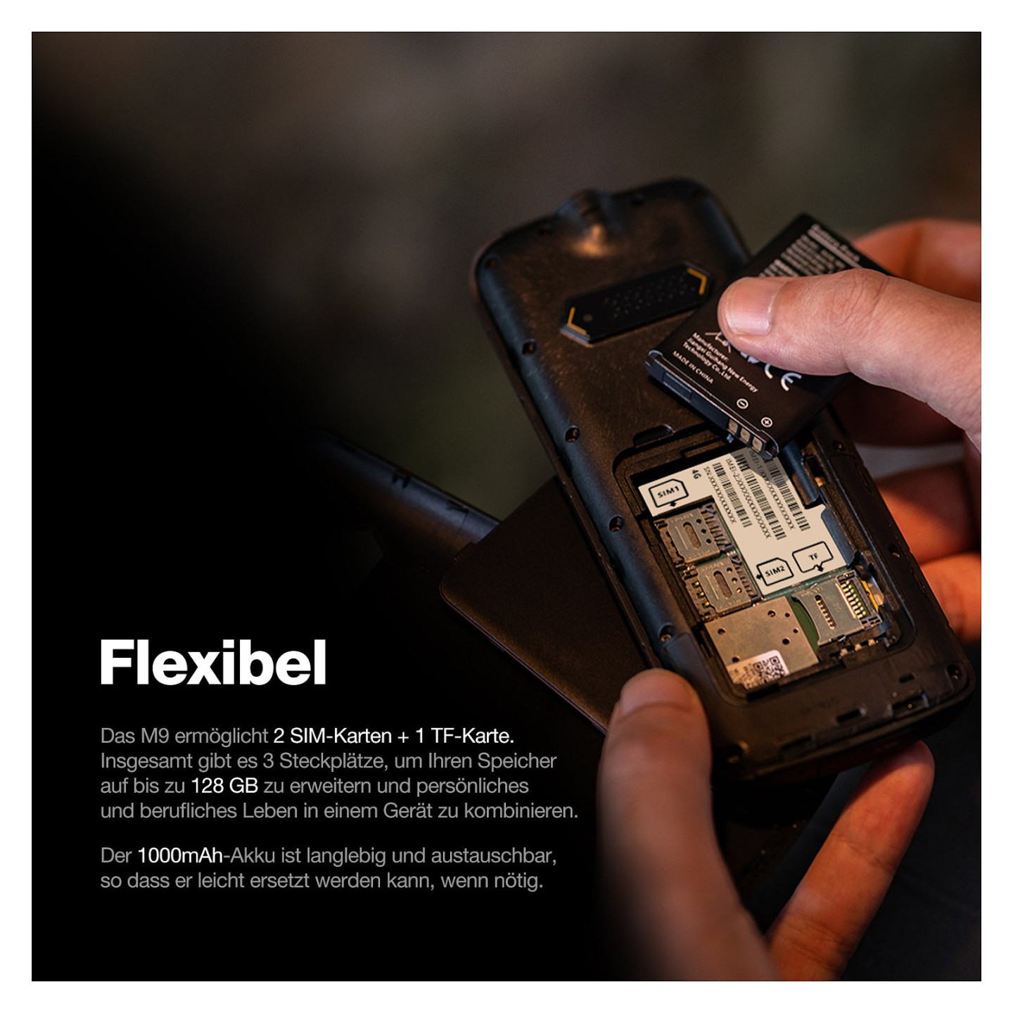 AGM by Bea-fon M9 Bartype (4G) rugged (IP68 IP69K MIL-STD-810H — Buy in Cyprus with Fast Delivery