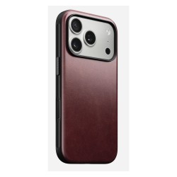 Nomad Modern Leather Case iPhone 17 Pro Burgundy Horween — Buy in Cyprus with Fast Delivery