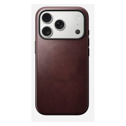 Nomad Modern Leather Case iPhone 17 Pro Burgundy Horween — Buy in Cyprus with Fast Delivery