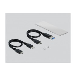 Externes Gehäuse für M.2 NVMe PCIe SSD mit SuperSpeed USB 10 Gbps (USB 3.2 Gen 2) USB Type-CTM Buchse