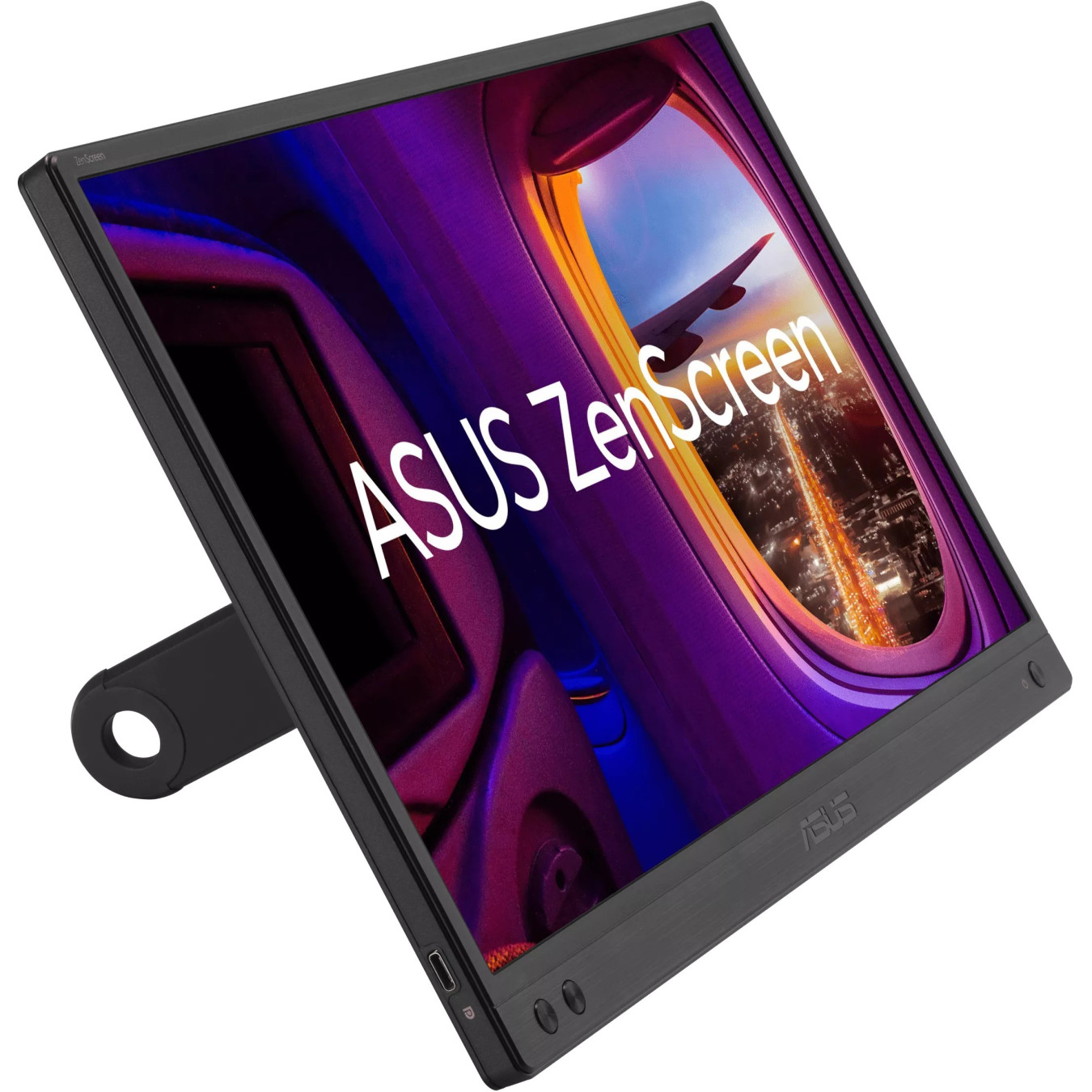 ASUS ZenScreen MB166CR - 15.6" (39.6 cm) FHD IPS Portable Monitor - USB-C - Black — Buy in Cyprus with Fast Delivery