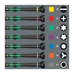 Wera Kraftform Micro-Set Schraubendrehersatz 12-tlg. — Buy in Cyprus with Fast Delivery