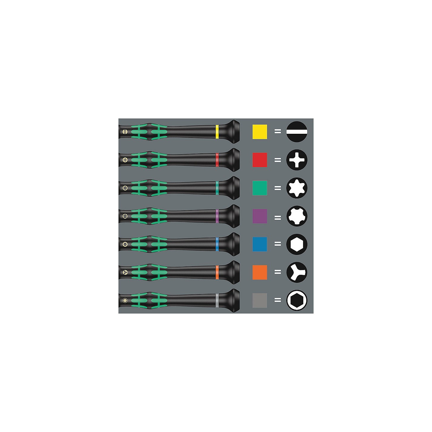 Wera Kraftform Micro-Set Schraubendrehersatz 12-tlg. — Buy in Cyprus with Fast Delivery